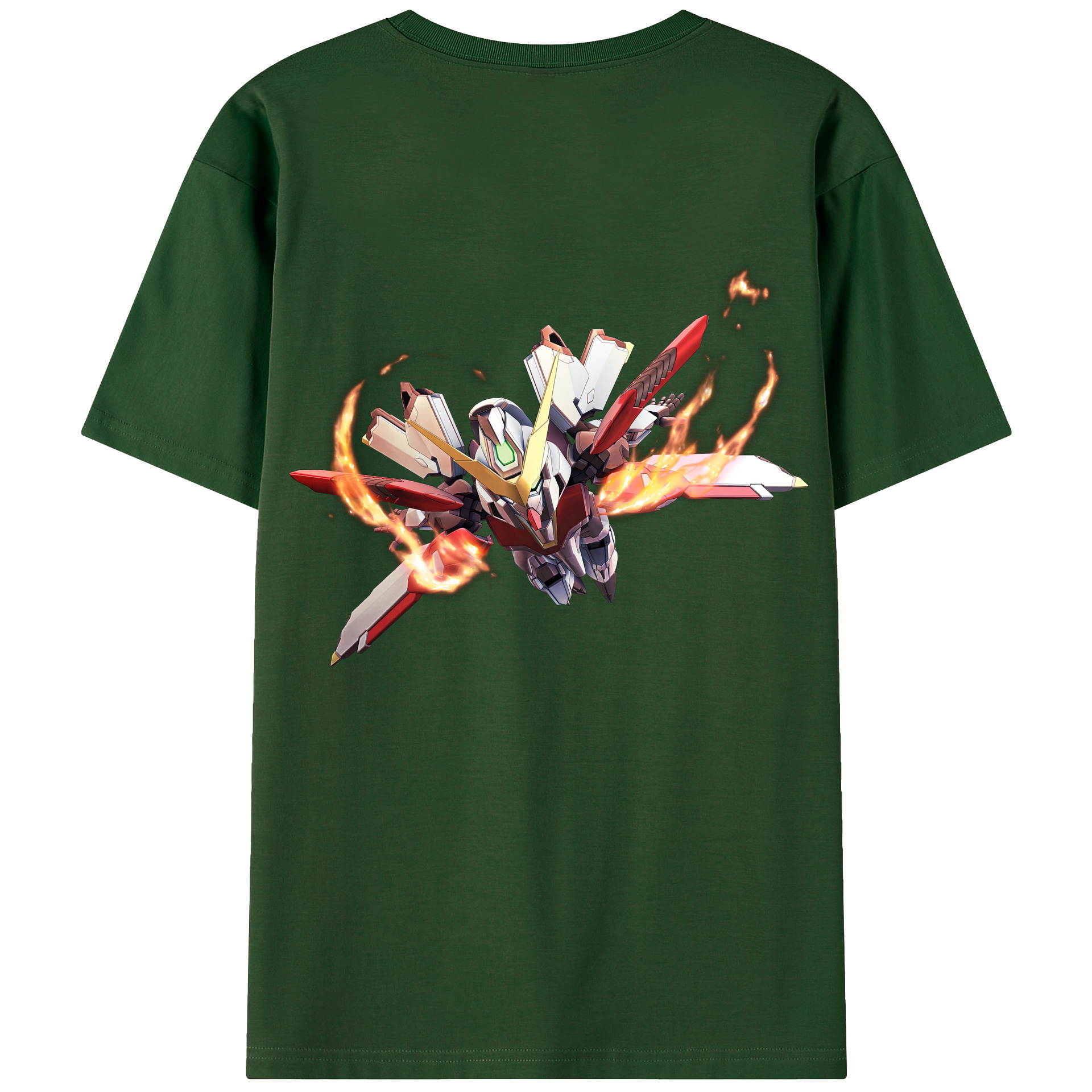 （画像用） 機動戦士ガンダム Mobile Suit Gundam 綿100％半袖Tシャツ（背面プリント）